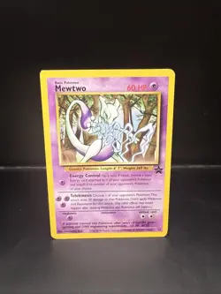 Pokemon TCG Mewtwo Black Star Promo 12 Vintage - Image 3