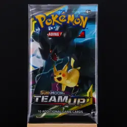 ✨Pokemon Center Sub & Moon Team Up Booster Pack Sealed Mint Pikachu & Zekrom 🤩 - Image 1
