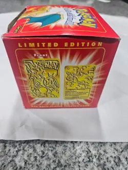 1999 Pokemon Burger King Charizard 23K Gold Plated CardNew/SEALED - Image 4