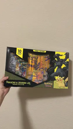 Pokemon TCG Pikachu & Zekrom GX Premium Collection Box - New/Factory Sealed 820650809910 - Image 1