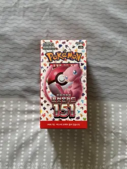 KOREAN Pokemon Scarlet & Violet 151 Booster Box sv2a Sealed - Image 1