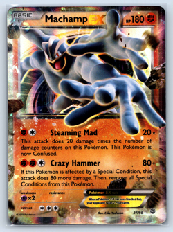 Pokemon TCG XY Ancient Origins 37/98 Machamp EX NM - Image 1