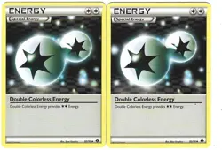 Double Colorless Energy Holo x2 8/10 LP+ Pokemon Next Destinies NXDDCE092-01 - Image 1