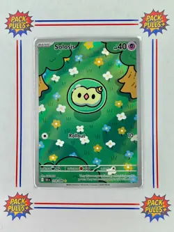 Solosis Illustration Rare Black Bolt Pokemon TCG IR 118/086 "Booger Mew" - Image 1