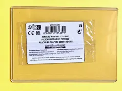 Pokemon Van Gogh Pikachu with Grey Felt Hat SVP Black Star Promo 085 SEALED - Image 3