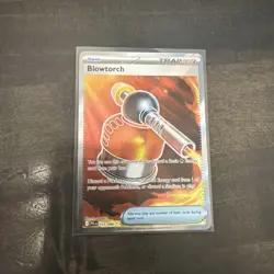 Pokemon TCG Blowtorch Trainer Item Full Art Secret Rare 117/94 Phantasmal Flames - Image 1