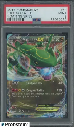 2015 Pokemon Roaring Skies #60 Rayquaza EX EN PSA 9 - Image 1