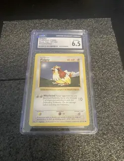 Pokemon 1999 Base Set Shadowless Pidgey CGC 6.5 - Image 1