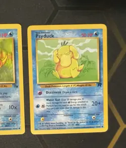 Pokemon Base Set Psyduck Team Rocket Psyduck Fossil 53/62 65/82 - Image 4