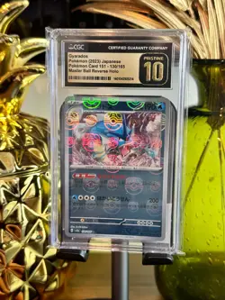 Gyarados 2023 Pokemon Jap. 151 #130/165 - Master Ball Rev. Holo CGC Pristine 10 - Image 2