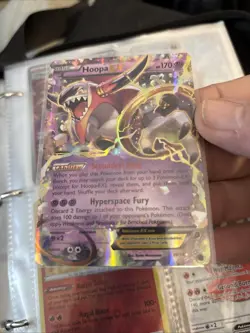 Hoopa EX 36/98 Ultra Rare Holo NM Pokemon XY - Ancient Origins LP C34 - Image 1