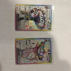 Pokemon TCG Umbreon Ex Espeon Ex Svp 175 176 Promo Pair NM Prismatic Evolution - Image 1