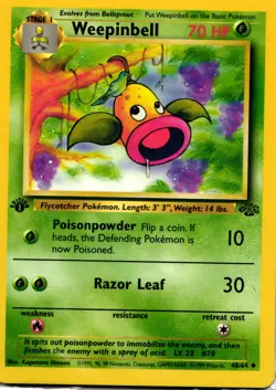 Pokemon TCG Pokemon Weepinbell Weepinbell Uncommon Regular - Image 1