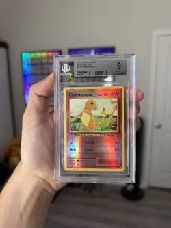 Pokemon 2016 Charmander 9/108 XY Evolutions Reverse Foil Rare BGS Mint 9 Low Pop - Image 3