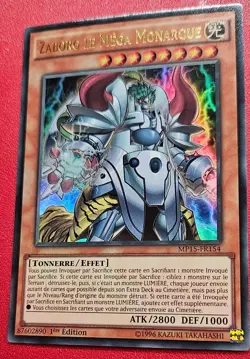 1x Yu-Gi-Oh! FRENCH Zaborg The Mega Monarch - MP15-FR154 - Ultra Rare - 1stEd-NM - Image 1