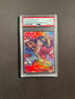 2023 One Piece Chinese Monkey D. Luffy Chinese New Year Promos PSA 10 No.16 LFZ - Image 1
