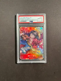 2023 One Piece Chinese Monkey D. Luffy Chinese New Year Promos PSA 10 No.11 LFZ - Image 1