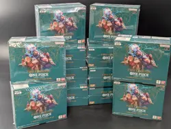 Lot (12) One Piece OP-08 Two Legends Booster Boxes Factory Sealed English - Image 1