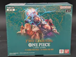 Lot (12) One Piece OP-08 Two Legends Booster Boxes Factory Sealed English - Image 2