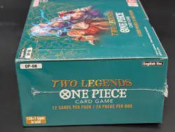 Lot (12) One Piece OP-08 Two Legends Booster Boxes Factory Sealed English - Image 5