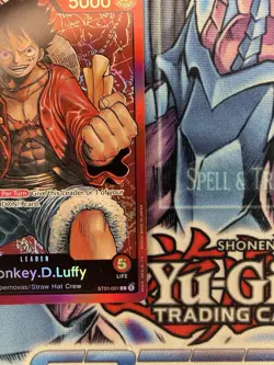 Monkey.D.Luffy Leader Foil Pre-Errata - One Piece TCG - ST01-001 - English - Image 2