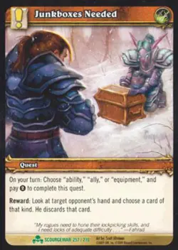 World of Warcraft TCG Junkboxes Needed - Scourgewar 257/270 - Image 1