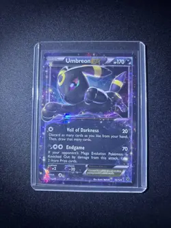 Pokemon Umbreon EX TCG Holo Card 55/124 Ultra Rare, Fates Collide - Image 1