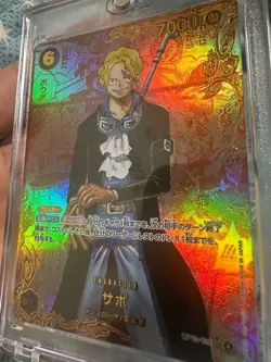 One Piece Card Sabo OP03-120 SEC Comic Parallel Japanese - Image 3