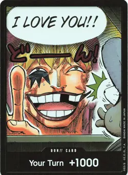 One Piece DON!! Special DON!! Card Foil Kingdoms of Intrigue Promo NM - Image 1