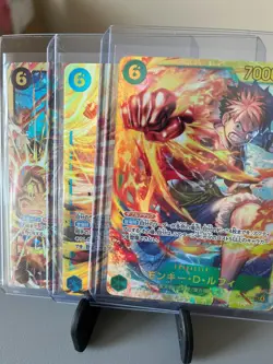 Luffy Ace Sabo OP13 SEC Set Carrying on His Will One Piece Card JPN - Image 1