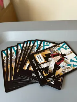 Set of 10 DON !! Card OP14 Mihawk The Azure Sea's Seven ONE PIECE Japanese - Image 1