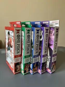 One Piece Card Game English Starter Decks Bundle 1 to 5 SEALED - Image 2