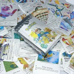 Rare Silver Card Pack Cards Pokemon Gold Foil Cards 55 Pcs/Box TCG GX Vmax GX - Image 4