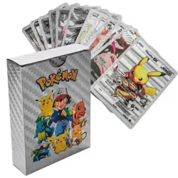 Rare Silver Card Pack Cards Pokemon Gold Foil Cards 55 Pcs/Box TCG GX Vmax GX - Image 5