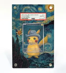 Pikachu With Grey Felt Hat Pokemon Extended Protect Case Screwdown Card Holder - Image 1