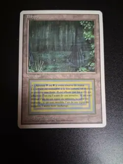 MTG cards Revised Edition #283 Bayou in French - Image 2