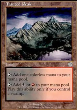 Tainted Peak -Foil Light Play MTG Torment - Image 1