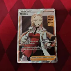 Oleana (Full Art) 191/192 Swsh02: Rebel Clash Holo Pokemon Card TCG - Image 1