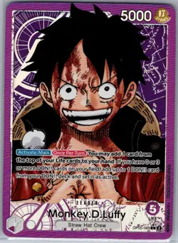 Monkey.D.Luffy (Alt Art) OP05-060 English Awakening New Era One Piece Card - NM - Image 1
