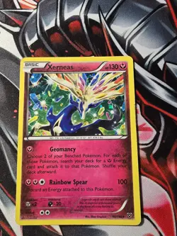 Xerneas 96/146 Cracked Ice EX/MP -Holo Rare Pokemon Card- Theme Deck (4s) - Image 1