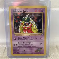 Sabrina's Jynx 59/132 Uncommon Gym Heroes Pokemon Card - Image 1