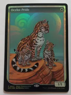 MTG Ocelet Pride Store Championship Lorwyn Eclipsed Promo + Bonus Card - Image 1