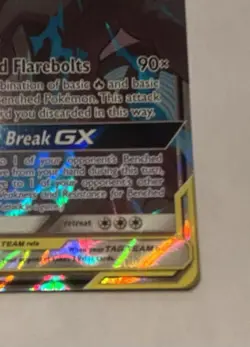 Pokemon TCG Reshiram & Zekrom GX Holo Card 157/236 Cosmic Eclipse 2019 Tag Team - Image 3