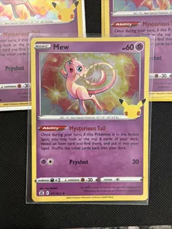 Pokemon Celebrations Set! Mew 011/025 Holo Rare Card! NM - Image 1