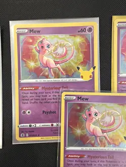 Pokemon Celebrations Set! Mew 011/025 Holo Rare Card! NM - Image 4