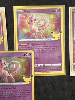 Pokemon Celebrations Set! Mew 011/025 Holo Rare Card! NM - Image 5