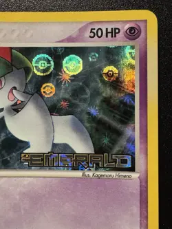 Ralts 61/106 EX Emerald Pokemon Card Reverse Holo Foil Rare Near Mint - Image 4