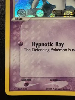 Ralts 61/106 EX Emerald Pokemon Card Reverse Holo Foil Rare Near Mint - Image 5