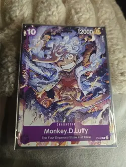 ONE PIECE CARD GAME MONKEY D. LUFFY GEAR 5 ENGLISH LIMITED PROMO CARD NEAR MINT - Image 2