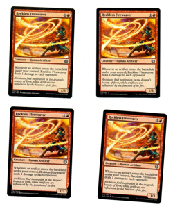 Set Of 4 Reckless Fireweaver Kaladesh MGT Card 126/264 - Image 1